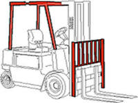 forklift guard cage backrest protection safety equipment